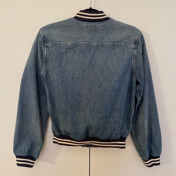 Vintage Polo Ralph Lauren 1987 Denim Bomber Jacket. Excellent condition. - Picture 4 of 12